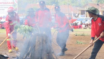 Hadapi Puncak Kemarau 2026, Kemenhut Dan Pemprov Jawa Tengah Siagakan 500 Personel Cegah Karhutla
