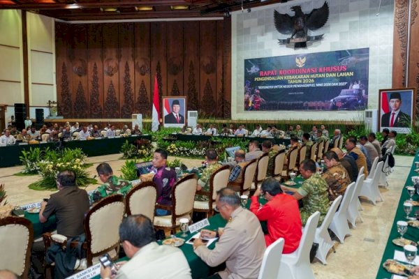 Pemerintah Perkuat Sinergi Lintas Sektor Kendalikan Karhutla 2026
