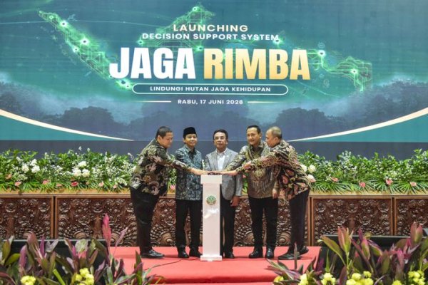 Menhut Raja Juli Luncurkan DSS Jaga Rimba, Cegah Tumpang Tindih Perizinan Melalui Integrasi Data-Informasi Digital