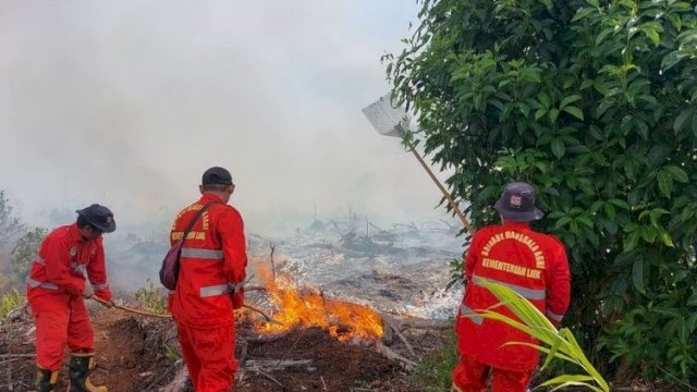 Gerak Taktis Manggala Agni Jinakkan Karhutla di Sumatera