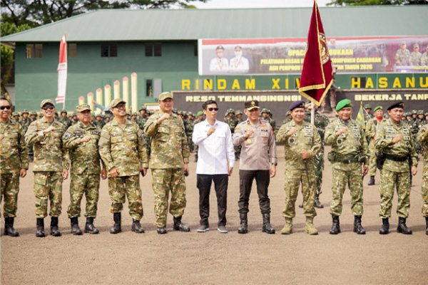 Bupati Bantaeng Hadiri Latsamil Komcad Sulsel 2026