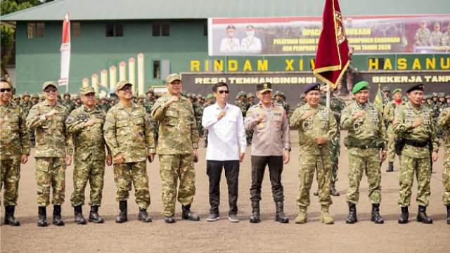 Bupati Bantaeng Hadiri Latsamil Komcad Sulsel 2026
