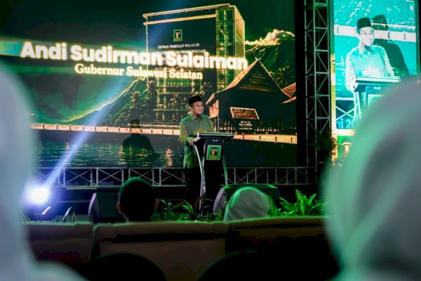 Pelantikan DPW PPP Sulsel, Gubernur Andi Sudirman Ajak Perjuangkan Dukungan Pusat untuk Pembangunan Daerah