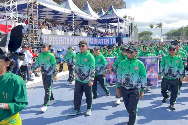 Takalar Kirim 2.300 Guru, Kontingen Terbesar di Pembukaan Porsenijar PGRI Sulsel 2026
