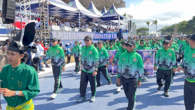 Takalar Kirim 2.300 Guru, Kontingen Terbesar di Pembukaan Porsenijar PGRI Sulsel 2026