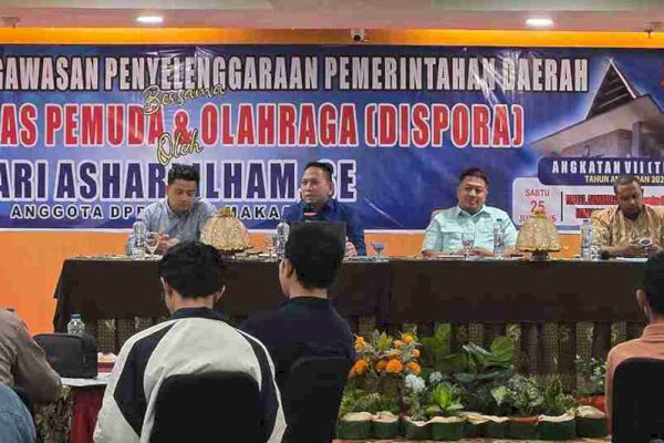 Dorong Pemerintahan Berkualitas, Ari Ashari Ilham dan Dispora Makassar Laksanakan Pengawasan Daerah Angkatan VII