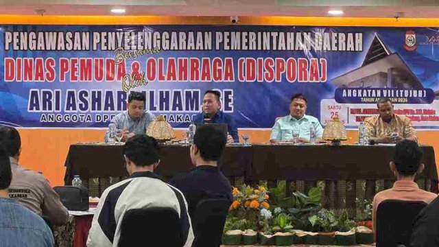 Dorong Pemerintahan Berkualitas, Ari Ashari Ilham dan Dispora Makassar Laksanakan Pengawasan Daerah Angkatan VII
