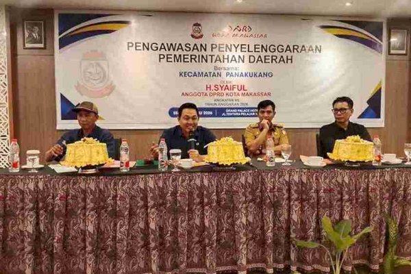 DPRD Makassar Gandeng Kecamatan Panakkukang Perkuat Pengawasan Pemerintahan