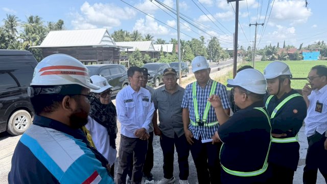 Direktorat Koorsup Wilayah IV melalui Satgas IV.2 KPK melakukan peninjauan lapangan terhadap sejumlah proyek strategis MYP Pemprov Selsel.