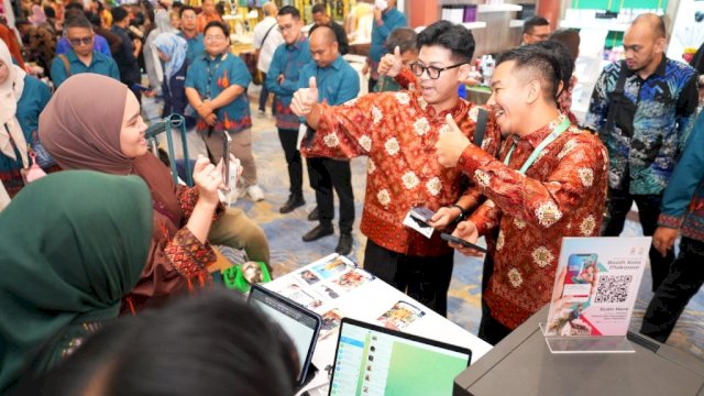 AI Photobooth Lontara+ Diskominfo Makassar Jadi Daya Tarik Pengunjung Indonesia City Expo 2026
