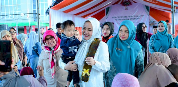 Temui Warga di Luwu, Wagub Sulsel Fatmawati Rusdi Ingatkan Pentingnya Gizi Seimbang dan Pendampingan Anak Cegah Stunting