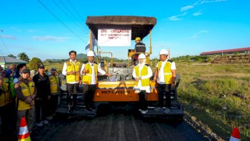 Andi Sudirman-Fatmawati Rusdi Groundbreaking MYP Sulsel Paket 6 untuk 20 Ruas Jalan Provinsi