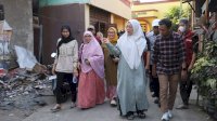 Ketua TP PKK Kota Makassar Tinjau Korban Kebakaran di Kelurahan Mangasa, Berikan Dukungan dan Bantuan