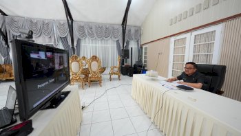 Sekda Sulsel Sampaikan Lima Arahan Gubernur pada High Level Meeting TPID Zona II