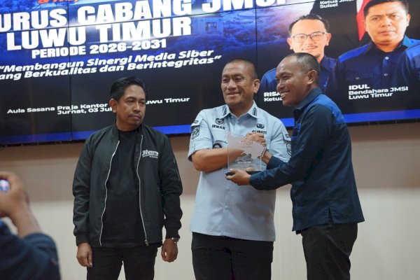 Bupati Ibas Apresiasi Pelantikan JMSI Lutim, Dorong Media Siber Profesional dan Berintegritas