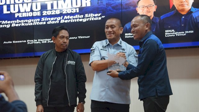 Bupati Ibas Apresiasi Pelantikan JMSI Lutim, Dorong Media Siber Profesional dan Berintegritas