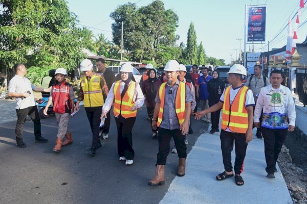 Gubernur Sulsel Tinjau Progres Ruas Pangkajene-Rappang di Sidrap, Targetkan Segera Rampung untuk Dukung Ekonomi Warga