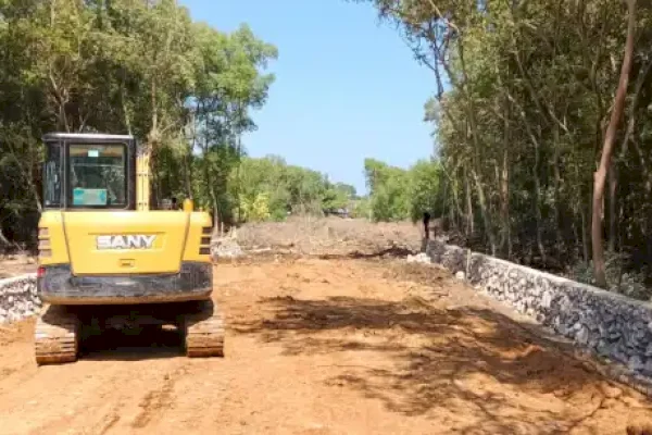 Jalan Kuri Caddi Maros Mulai Dikerjakan, Anggaran Capai Rp1,18 Miliar