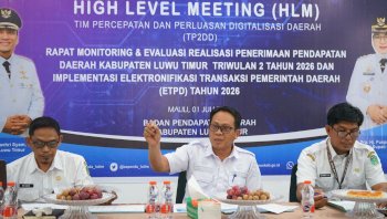 Sekda Lutim Tekankan Sinergi OPD untuk Capai Target PAD 2026