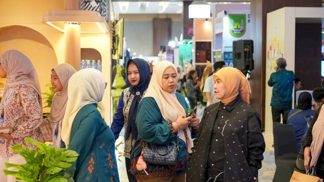 Wakil Wali Kota Makassar, Aliyah Mustika Ilham, menghadiri rangkaian kegiatan Indonesia City Expo (ICE) dalam agenda Rapat Kerja Nasional (Rakernas) XVIII APEKSI.
