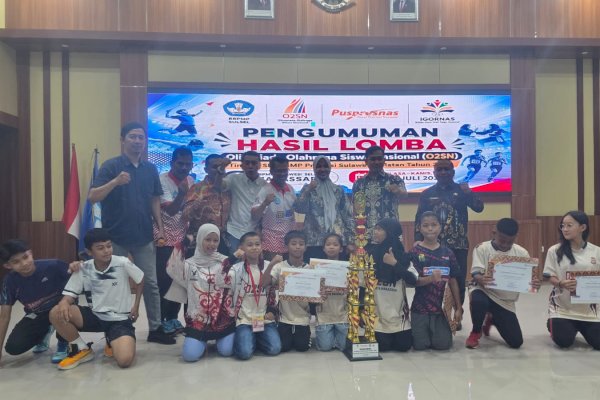 Di Era Achi Soleman Jadi Kadis Pendidikan, Makassar Juara Umum O2SN SD-SMP Tingkat Sulsel