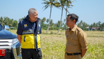 Hadapi Ancaman Kekeringan, Bupati Irwan Siapkan Dua Pompa Air Raksasa untuk Petani Pinrang