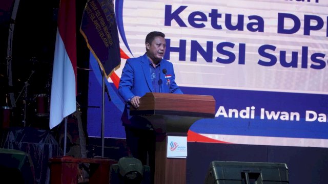 Ketua DPD HNSI Sulawesi Selatan, Andi Iwan Darmawan Aras.