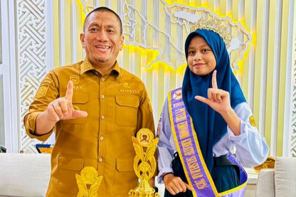 Harumkan Nama Luwu Timur, Aura Malaeka Dapat Dukungan Penuh Bupati Ibas