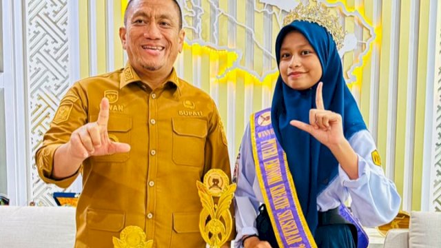 Harumkan Nama Luwu Timur, Aura Malaeka Dapat Dukungan Penuh Bupati Ibas