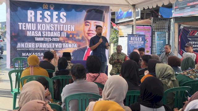 Ketua Komisi C DPRD Provinsi Sulawesi Selatan dari Fraksi NasDem, Andre Prasetyo Tanta (APT).