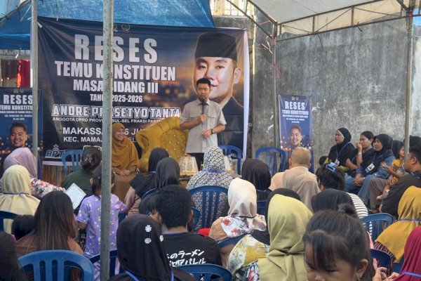 Andre Tanta Dengar Curhat Warga Mandala, Tawuran Pemuda hingga Sembako Murah Jadi Aspirasi
