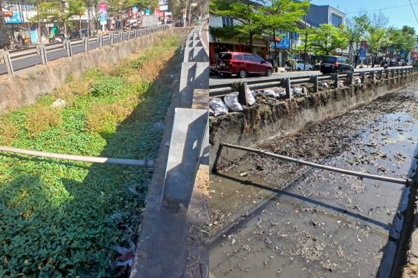 Tindaklanjuti Aduan Lontara Plus, Satgas Drainase PU Makassar Normalisasi Saluran Kanal