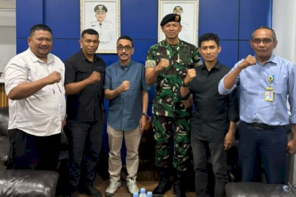 PDAM Makassar dan Yonkav-10 Bahas Peningkatan Layanan Air Bersih untuk Asrama Prajurit