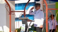 Sekda Sulsel Jadi Inspektur Upacara Hari BMKG ke-79, Tekankan Penguatan Mitigasi Bencana