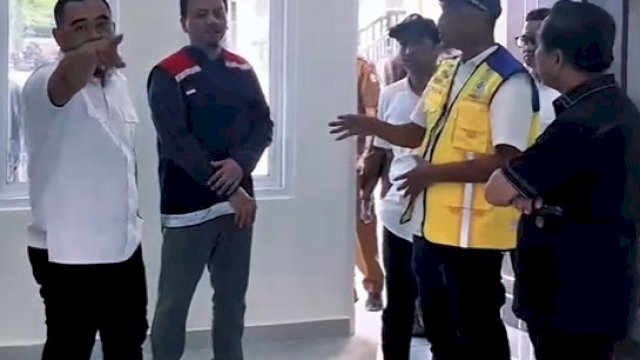 Wakil Ketua I DPRD Makassar Tinjau Pembangunan Gedung Sayap, Pastikan Sesuai Target