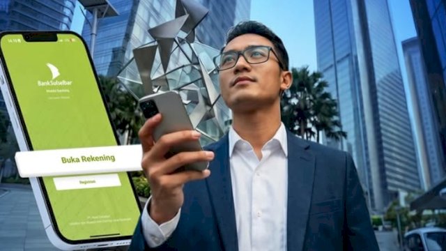 Lewat Bank Sulselbar Mobile, Buka Rekening Kini Bisa dari Mana Saja