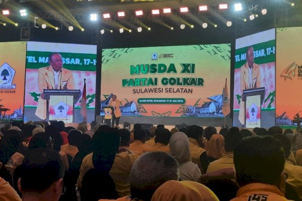 Dihadapan Bahlil, Muhidin Beberkan Rapor Delapan Bulan Pimpin Golkar Sulsel