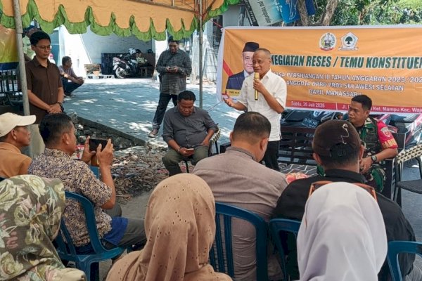 Reses Kadir Halid, Warga Mampu Soroti Jembatan Barombong dan Nasib Anak Putus Sekolah