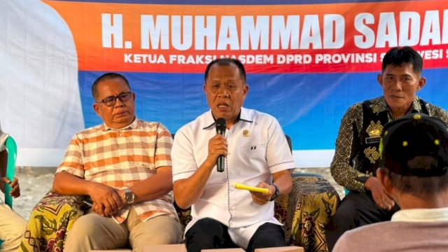 Anggota Komisi D DPRD Provinsi Sulawesi Selatan, H. Muhammad Sadar.
