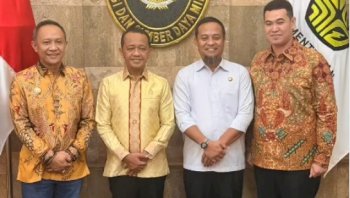 Bupati Yusran Dampingi Gubernur Sulsel Temui Menteri ESDM, Perjuangkan Perluasan SuperSUN untuk Kepulauan Pangkep