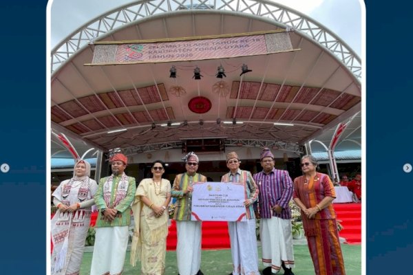 Dirut Bank Sulselbar Hadiri HUT Toraja Utara, Wujudkan Ruang Kreatif Anak Muda Melalui CSR