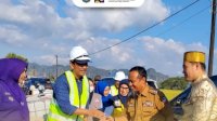 Bupati Pangkep Yusran Lalogau Dampingi Gubernur Sulsel Tinjau Rehabilitasi Irigasi Leang Lonrong