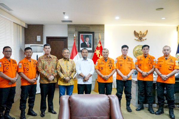 Temui Kepala Basarnas RI, Gubernur Sulsel Minta Perhatian Nasional untuk Penguatan Basarnas di Wilayah Kepulauan
