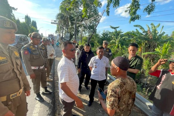 Diadukan Masyarakat Lewat “Lapor Pak Wali, PKL Di Area Fasum Sumpang Ditertibkan