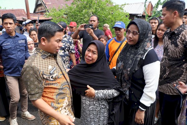 Wali Kota Tasming Hamid Tinjau Lokasi Kebakaran di Jalan Mayor Haddade, Pastikan Korban dan Penanganan Maksimal