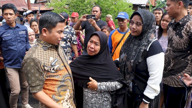 Wali Kota Tasming Hamid Tinjau Lokasi Kebakaran di Jalan Mayor Haddade, Pastikan Korban dan Penanganan Maksimal