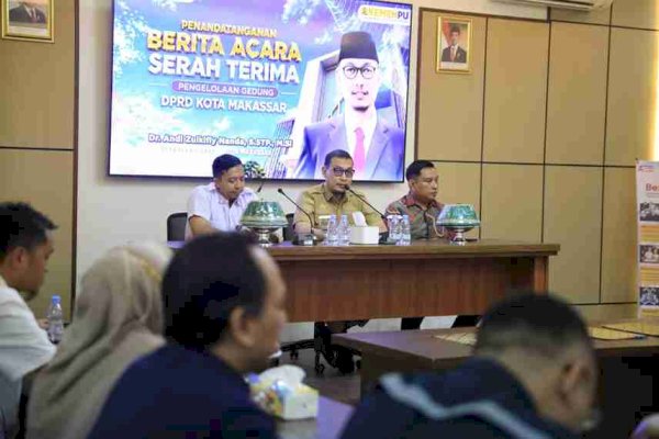 BAST Renovasi Ditandatangani, DPRD Makassar Segera Tempati Gedung di Kantor Lama