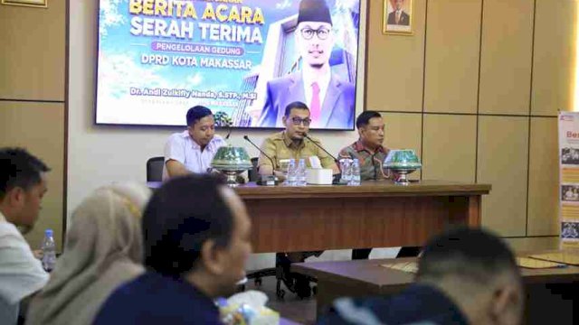 BAST Renovasi Ditandatangani, DPRD Makassar Segera Tempati Gedung di Kantor Lama