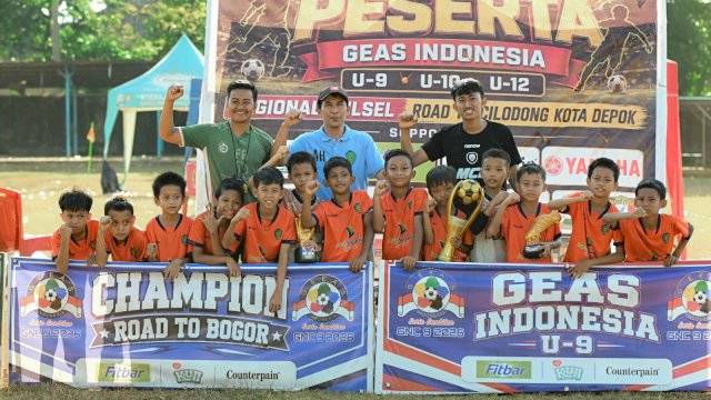 Tim Junior Binaan Bank Sulselbar FC Juara GEAS Sulsel 2026