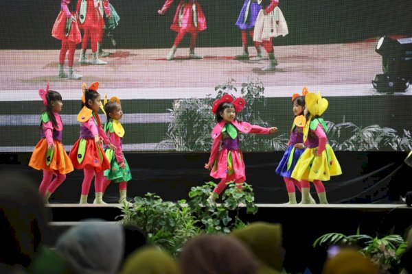 600 Anak Meriahkan Hari Anak Nasional 2026, Jadi Ruang Ekspresi dan Kreativitas Anak Makassar